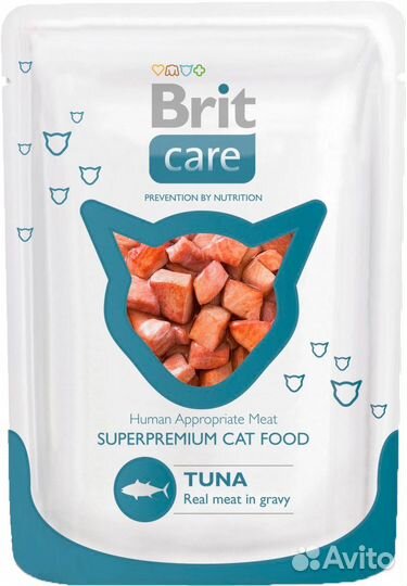 80 г, Brit Care Tuna (пауч)