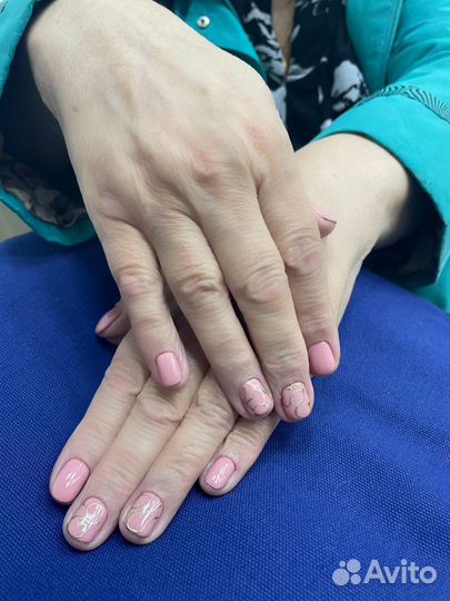 Маникюр покрытие гель лаком