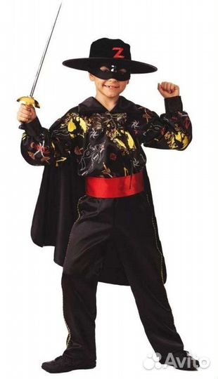 Костюм зорро