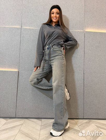 Джинсы багги