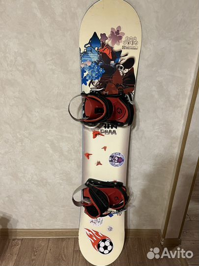 Комплект сноуборд Atom 138 и крепления FLY