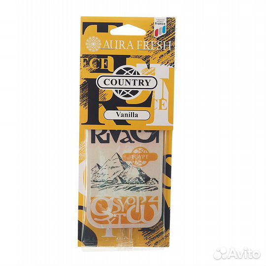 Ароматизатор подвесной картонный (vanilla) Country