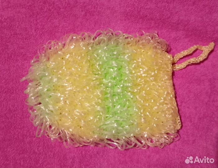 Мочалка ручной работы