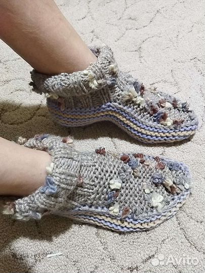 Носки следки вязаные