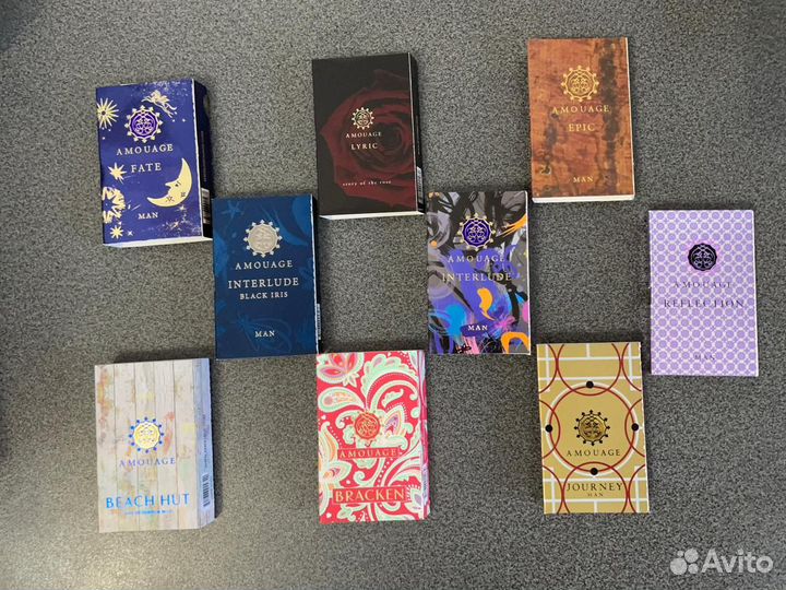 Amouage пробники женские и мужские