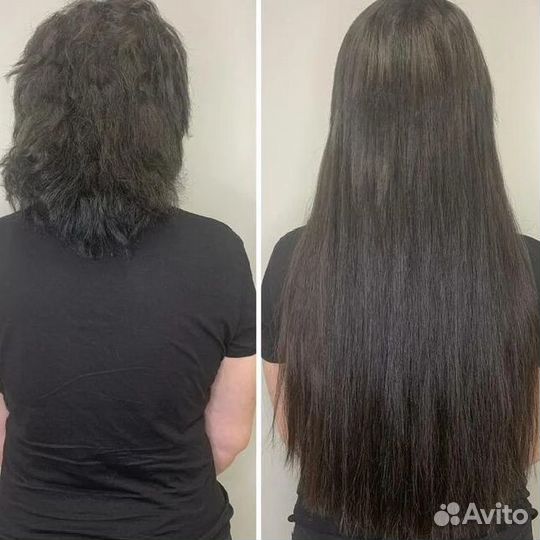 Наращивание волос биопротеин