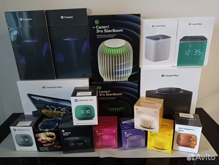 Умная колонка sberboom, Яндекс Алиса, VK нео