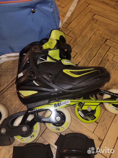 Роликовые коньки раздвижные 36-41 reaction