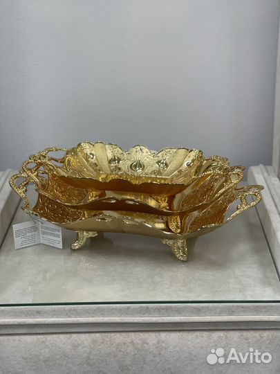 Ладья из мельхиора