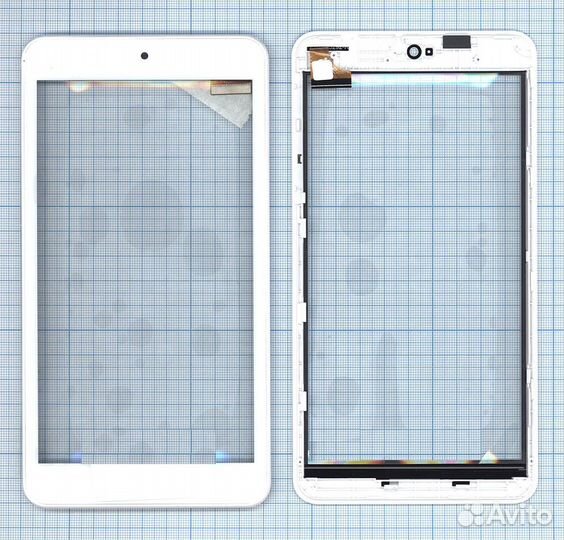 Тачскрин Acer Iconia One B1-780 белый с рамкой