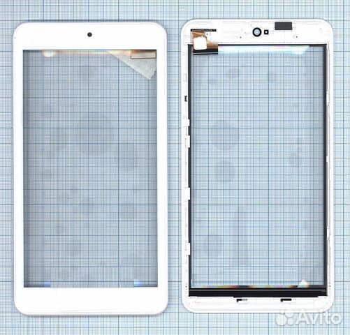Тачскрин Acer Iconia One B1-780 белый с рамкой