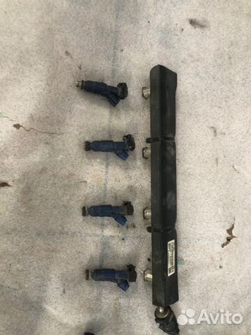 Топливная рампа с форсунками Kia K5 G4NM