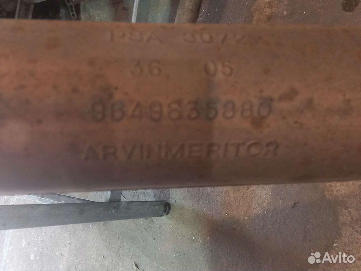 Глушитель (средняя часть) Peugeot 307