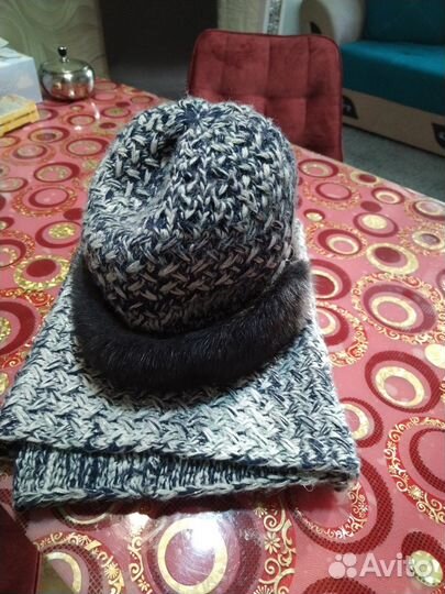 Шапка норковая женская