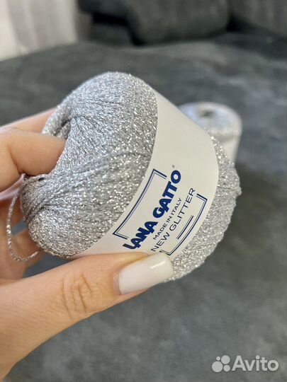 Пряжа для вязания Lana Gatto с люрексом