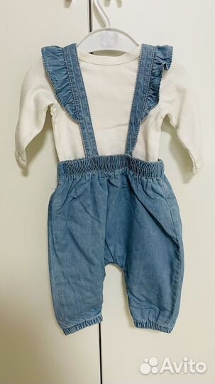 Комбинезон Mothercare 62-68, боди в подарок
