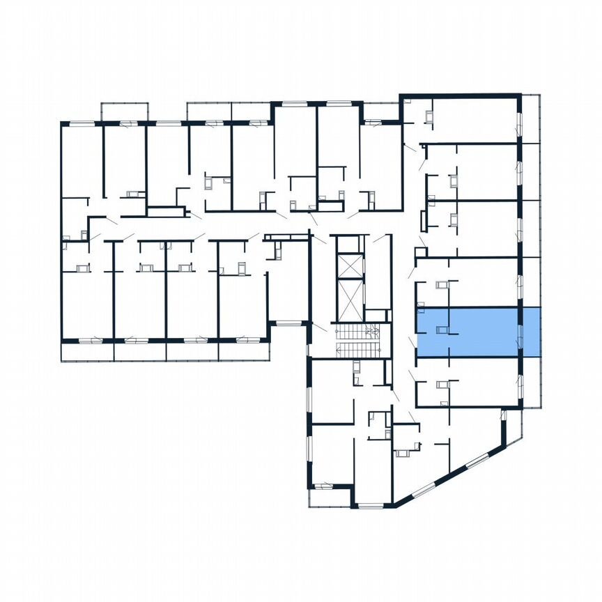 Квартира-студия, 22,3 м², 6/12 эт.