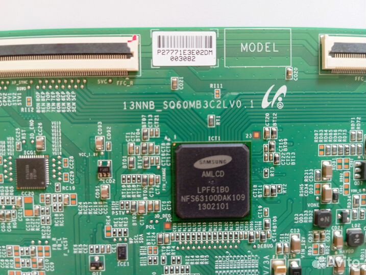 13NNB-SQ60MB3C2LV0.1 T-Con Philips 46PFL4418T/60