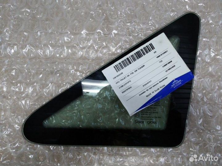 Стекло двери переднее левое Hyundai Highway 2000