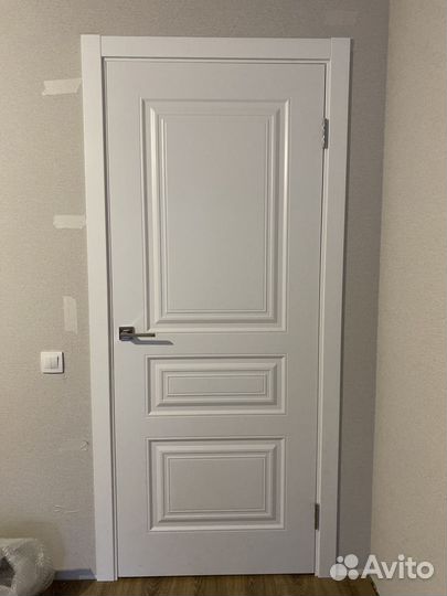 Двери межкомнатные белые эмаль R345626