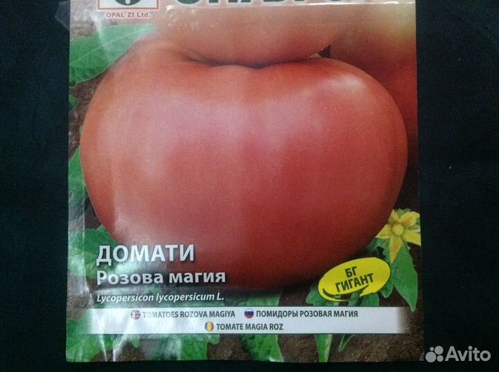 Семена Сортовых Томатов розовая магия (Болгария) 1