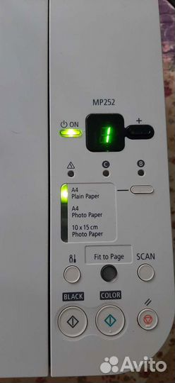 Принтер canon MP 252