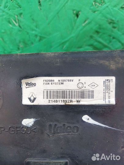 Радиатор вентилятор Логан 2