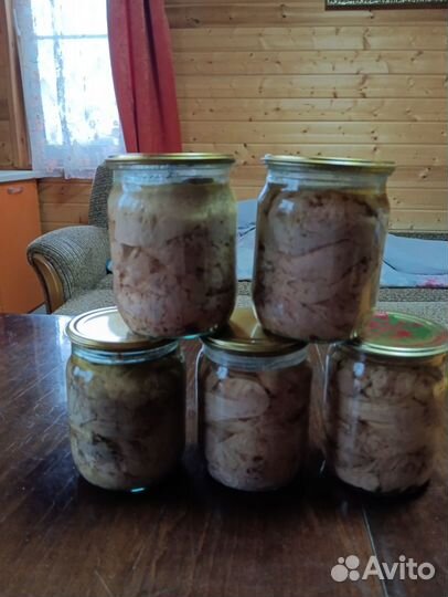 Печень трески в стекле