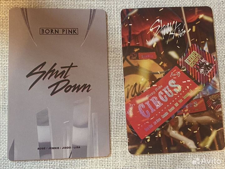 Редкие карты BlackPink и StrayKids