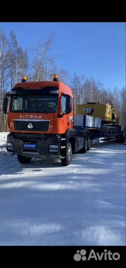 Услуги тягача (трала) 40 тонн с НДС