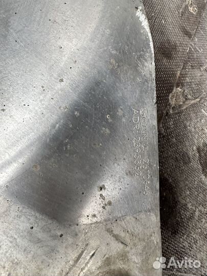 Защита глушителя scania