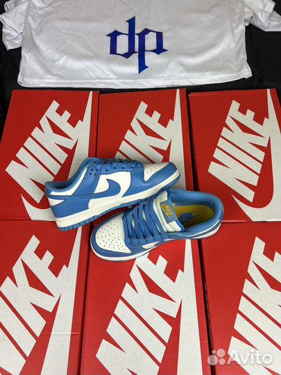 Nike sb dunk low blue оригинальное качество