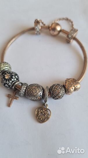 Pandora rose браслет