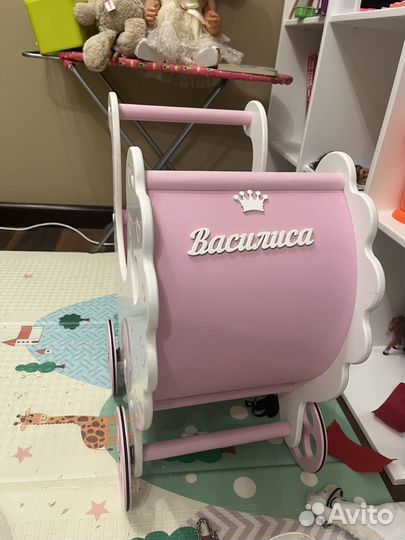 Коляска из дерева