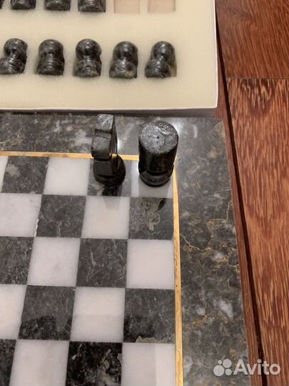 Шахматы натуральный камень новые