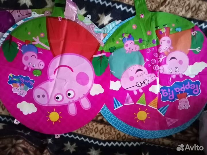 Детские игрушки, перевертыш, шар пеппа