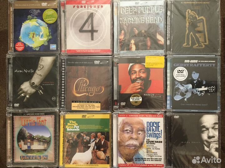 Фирменные диски DVD-Audio, DTS CD, DualDisc, DAD