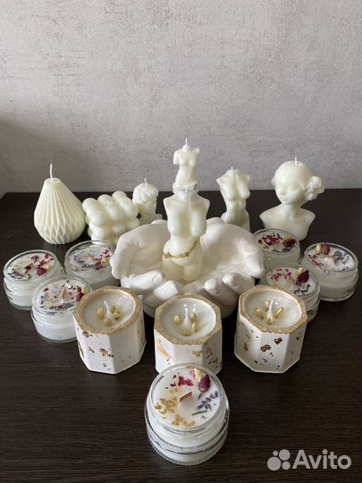 Свечи ароматизированные ручной работы
