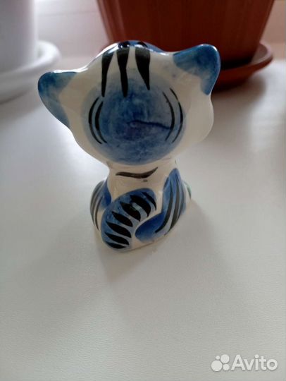 Котик фарфоровый ручная роспись
