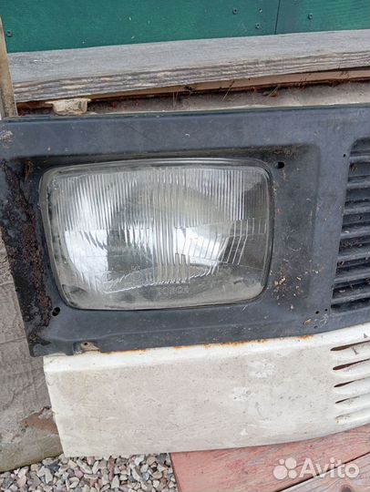 Бампер с фарами