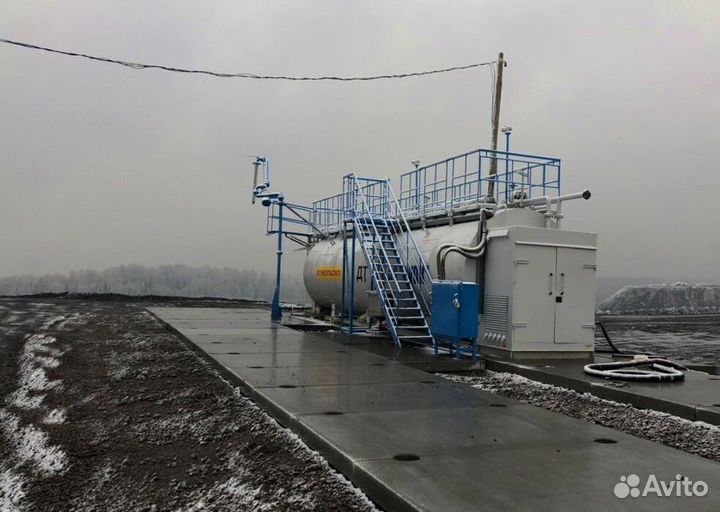 Контейнерная АЗС для заправки своей техники