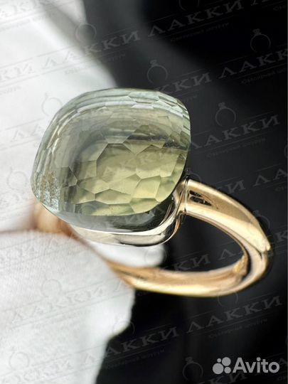 Золотое кольцо Pomellato c кварцем 750 / 7.51 гр