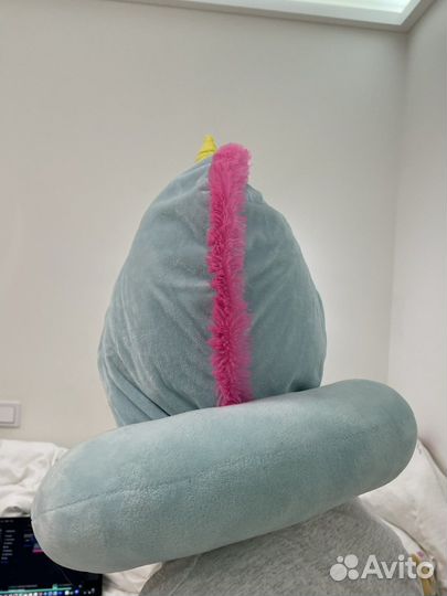 Подушка для самолета единорог