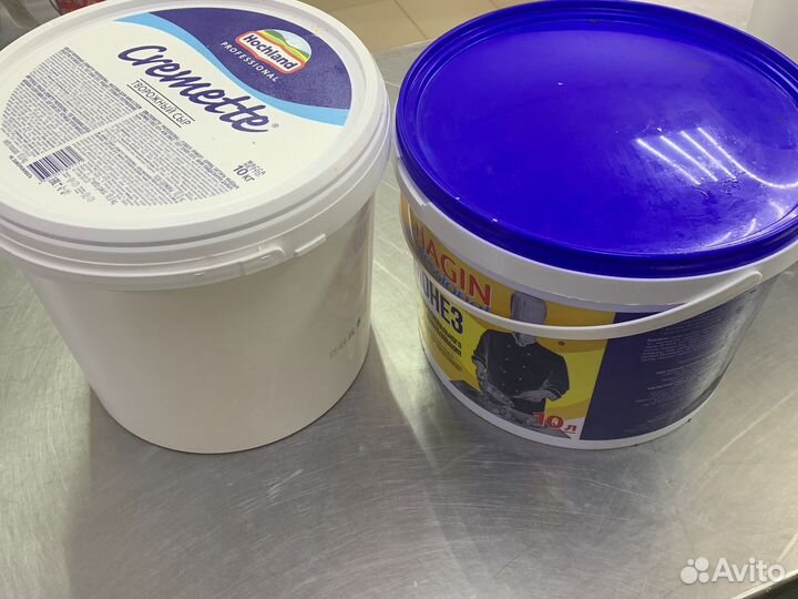 Ведро пластиковое с крышкой 10л/5л