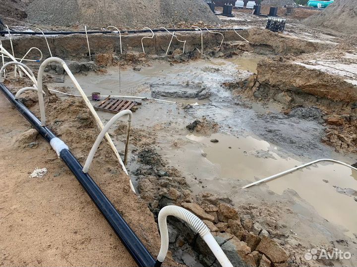 Строительное водопонижение грунтов иглофильтрами