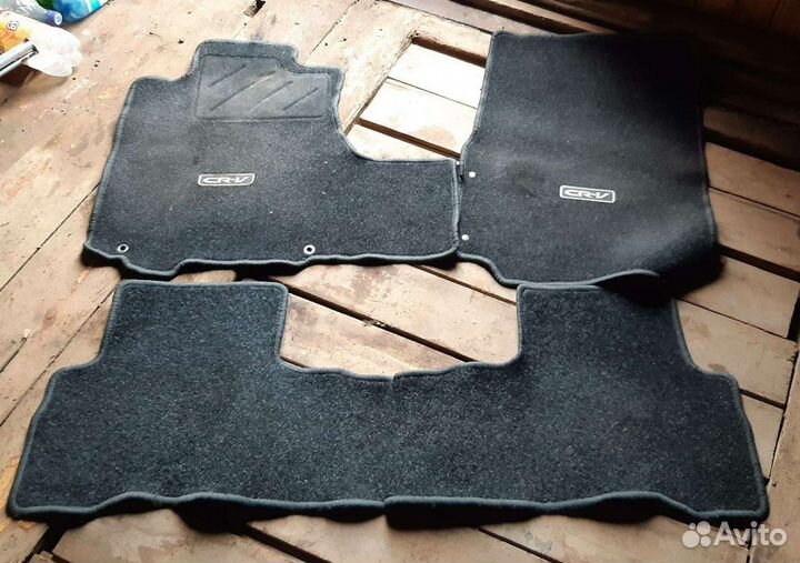 Коврики салона ворсовые honda crv 3