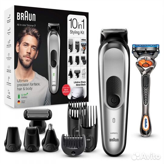Набор для стрижки и бритья Braun MGK7220 10 в 1