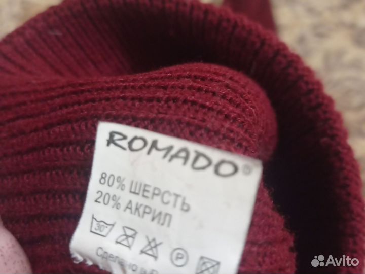 Шапка с шарфом