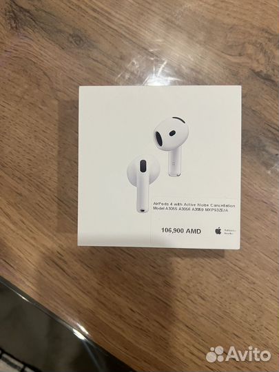 Airpods 4 с шумоподавлением (ANC )