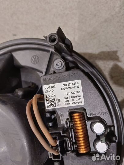 Моторчик печки отопителя для Skoda Octavia A7